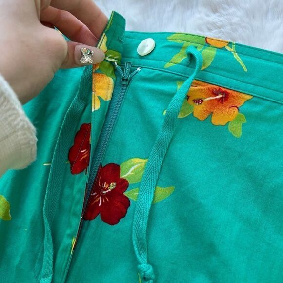 NWT Vintage Susan Bristol Hawaiian Shirt & Maxi Skirt Set Tropical Summer L - Picture 8 of 9